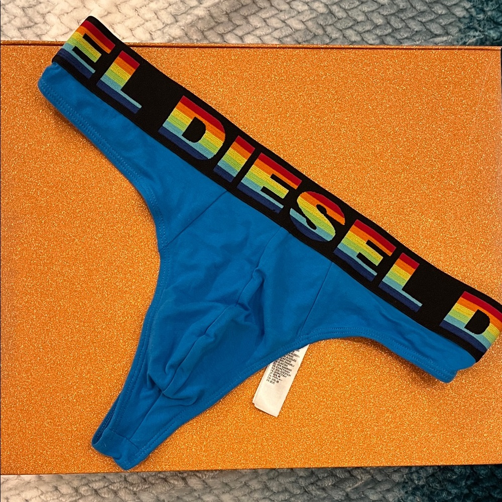 Diesel Men's Blue Thong